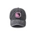 Pure cotton washed and distressed gossip embroidered baseball cap for men and women outdoor four season peaked cap Pure cotton washed and distressed gossip embroidered baseball cap for men and women outdoor four season peaked cap