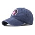 Pure cotton washed and distressed gossip embroidered baseball cap for men and women outdoor four season peaked cap Pure cotton washed and distressed gossip embroidered baseball cap for men and women outdoor four season peaked cap