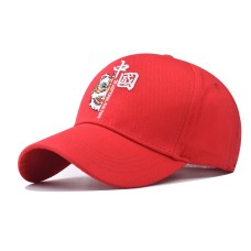 New personality Nian Beast baseball cap high-density boutique embroidery Chinese style lion embroidery baseball cap