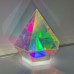 Colorful table lamp pyramid camping lamp bedroom mood decoration ornaments creative e sports desktop atmosphere lamp