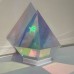 Colorful table lamp pyramid camping lamp bedroom mood decoration ornaments creative e sports desktop atmosphere lamp