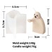 Halloween Silicone Ghost Candle Mold Ghost Cute Aromatherapy Funny Creative Desktop Ornament Decoration Gift