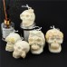 InsHalloween Silicone Skull Candle Mold Aromatherapy Ghost Festival Mousse Cake Mold Soap Mold