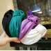 New Fashion Women Headband Adult Wide Side Solid Color Hairband Center Knot Turban Casual Hair Accessories Wholesale