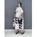 Casual Loose Female Shirt Dress Fashion Irregular Dot Contrast Color Print Women Summer Simplicity New Dress
