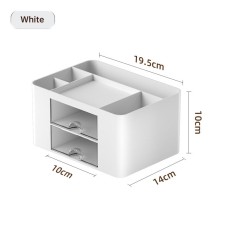 Plastic tabletop drawer brush box multi-grid collection and sorting box classified grid storage box