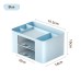 Plastic tabletop drawer brush box multi-grid collection and sorting box classified grid storage box