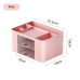 Plastic tabletop drawer brush box multi-grid collection and sorting box classified grid storage box