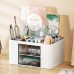 Plastic tabletop drawer brush box multi-grid collection and sorting box classified grid storage box
