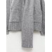 Versatile Scarf Knitting Cardigan For Women Solid Color Long Sleeve Loose Female Casual Sweater