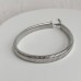 INS Titanium Steel Gypsy Elastic Choker Gold and Silver Necklace