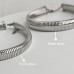 INS Titanium Steel Gypsy Elastic Choker Gold and Silver Necklace