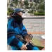 V-neck Wool Dress For Women Loose Bottomed Long Knitted Dresses