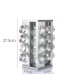 Kitchen articles rotating seasoning rack domestic rotating seasoning tank stainless iron spices seasoning box set