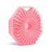 Fish fin shaped shower brush Polygonal silicone shower brush Hexagonal shower brush Silicone shower ball