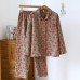 Pajamas Women's Spring and Autumn Cotton Long Sleeve Home Furnishing Set Spring and Summer Jacquard Cotton Women's Large Cardigan Home Furnishing