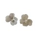 Metal Flower Pearl Earrings European And American Style Personality Fashion Stud Earrings