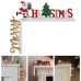 Christmas decorations three-dimensional wooden Christmas letter door frame hanging creative door corner table ornaments