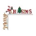 Christmas decorations three-dimensional wooden Christmas letter door frame hanging creative door corner table ornaments