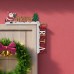 Christmas decorations three-dimensional wooden Christmas letter door frame hanging creative door corner table ornaments