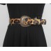Pu Leather Black Vintage Buckle Casual Wide Belt Personality Women New Fashion Tide All-match Spring Autumn 