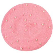 New Fashion Winter Warm French Pearl Beret Hat