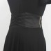 Black Bandage Long Wide Elastic Belt Personality Women New Casual Fashion Tide All-match Spring Autumn