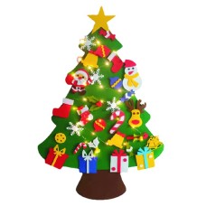 Felt Christmas Tree Kids DI Y Christmas Decoration Wall Stickers Handmade Toys Pendant Felt Christmas Tree Kids DI Y Christmas Decoration Wall Stickers Handmade Toys Pendant
