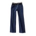 Jeans Women's High Waist Straight Slender Loose Relaxed Wide Leg Pants