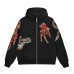Qinglong Golden Chamber National Style Embroidery Men Hooded Cardigan Sweater Jacket National Fashion Women Niche