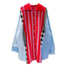 Patchwork Hit Color Cardigan For Women Lapel Long Sleeve Single Breasted Casual Loose Knitting Sweaters