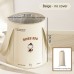 Foldable foot bath bag foot bath basin deep barrel over calf dormitory fumigation foot bath barrel household portable foot bath