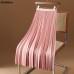 Solid Color Pleated Long Skirt Women Ladies Work Casual Elastic High Waist A Line Party Skirts Summer