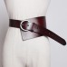 Pu Leather Multicolor Asymmetrical Wide Long Belt