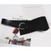 Pu Leather Multicolor Asymmetrical Wide Long Belt