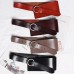 Pu Leather Multicolor Asymmetrical Wide Long Belt