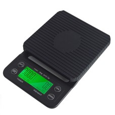 Electronic Weighing Coffee Scale Black
