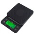 Electronic Weighing Coffee Scale Black