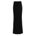 Tossy Fashion For Women Black Long Skirts High Waist Slim Seamless Elegant Ladies Gown Casual Summer  New Female Maxi Skirts