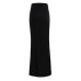 Tossy Fashion For Women Black Long Skirts High Waist Slim Seamless Elegant Ladies Gown Casual Summer  New Female Maxi Skirts