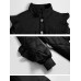 French Solid High Quality Cotton Coat For Women Long Sleeve High Wasit Single Breasted Belt Design Coats 