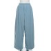 Corduroy Oversized Streetwear Pants Women Elastic Waist Pockets Loose Casual Trousers Fashion Wide Leg Pants All Match Bottoms