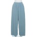 Corduroy Oversized Streetwear Pants Women Elastic Waist Pockets Loose Casual Trousers Fashion Wide Leg Pants All Match Bottoms