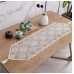 Hollow Lace Table Runner White