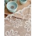 Hollow Lace Table Runner White