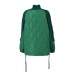 Patchwork Cotton Contrast Color Kitted Pullover Sweaters Turtleneck Long Sleeved Bandage Tops Autumn Winter Clothing