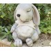 Garden decoration decorations, garden cartoon rabbits, sleeping rabbits