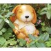 Garden decoration decorations, garden cartoon rabbits, sleeping rabbits