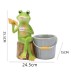 Lovely Frog Decoration Balcony Table Top Courtyard