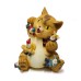 Outdoor courtyard decoration environmentally friendly resin play cat and dwarf decorations